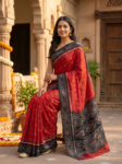 sambalpuri red saree 2.2