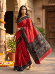 sambalpuri red saree 2.2