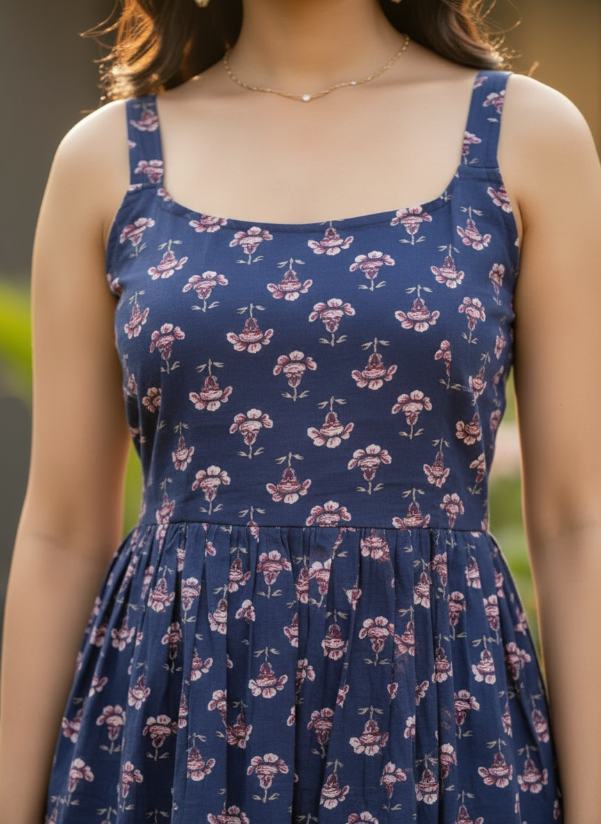 short_kurti_pure_cotton_blue_Close-Up-